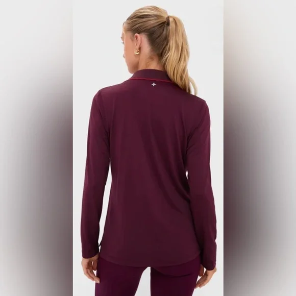 Tuckernuck Winetasting Performance Jersey Caroline Polo | L | Long Sleeves | NWT - Picture 2 of 12
